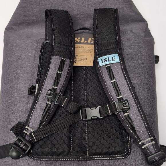 ISLE Gateway Cooler Backpack 25 Liter Waterproof Insulated Gray Outdoor NEW NWT - Picture 9 of 16